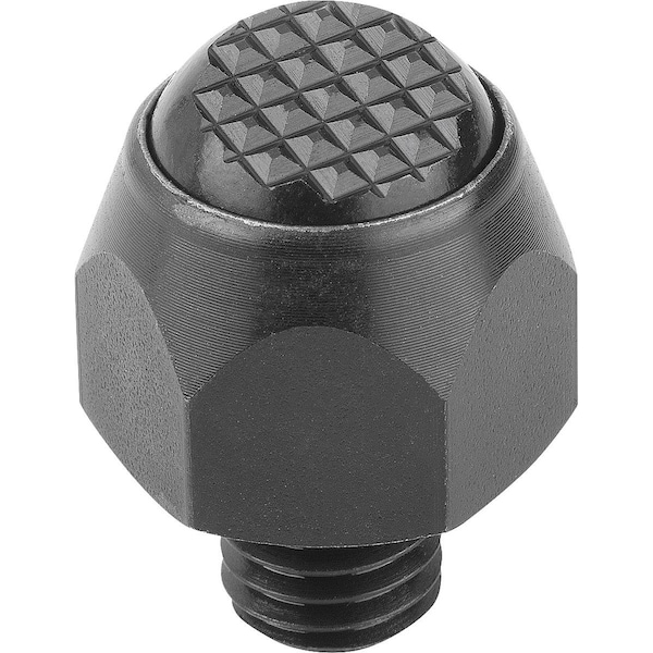 Self-Aligning Pads, Form, F Carbon Steel, Swivel Angle 12 Degree, Comp, Ball-Bearing Steel, T=13